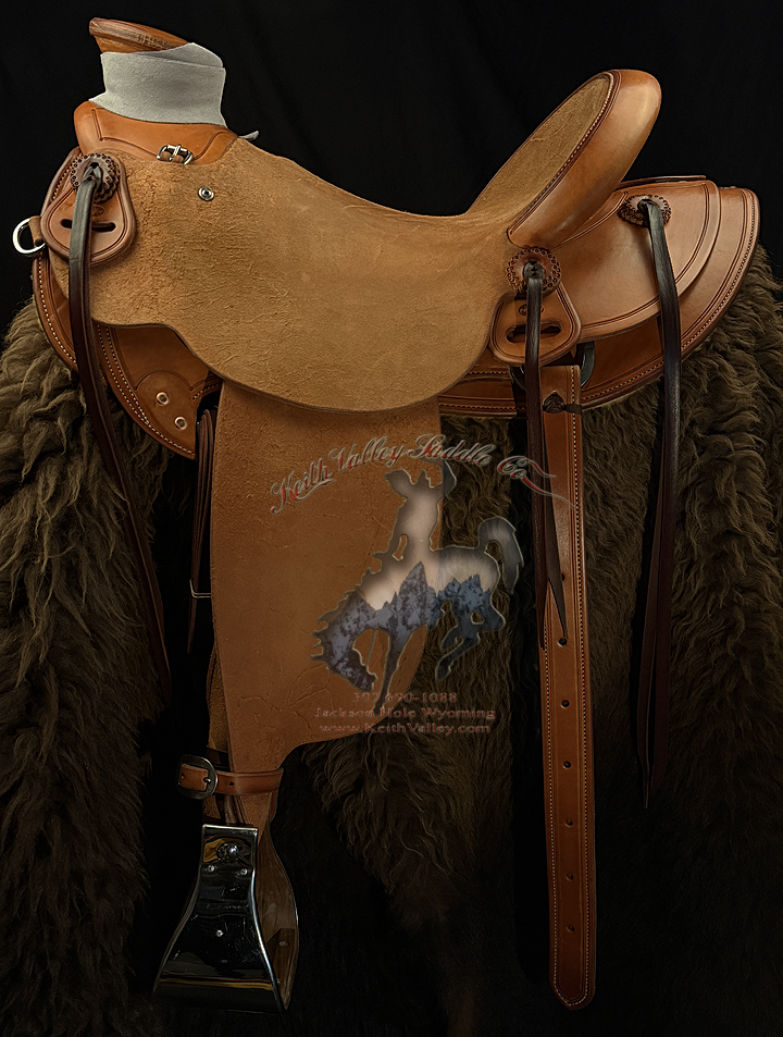 Custom made to order Douglas 38 Wade Saddle by Keith Valley.